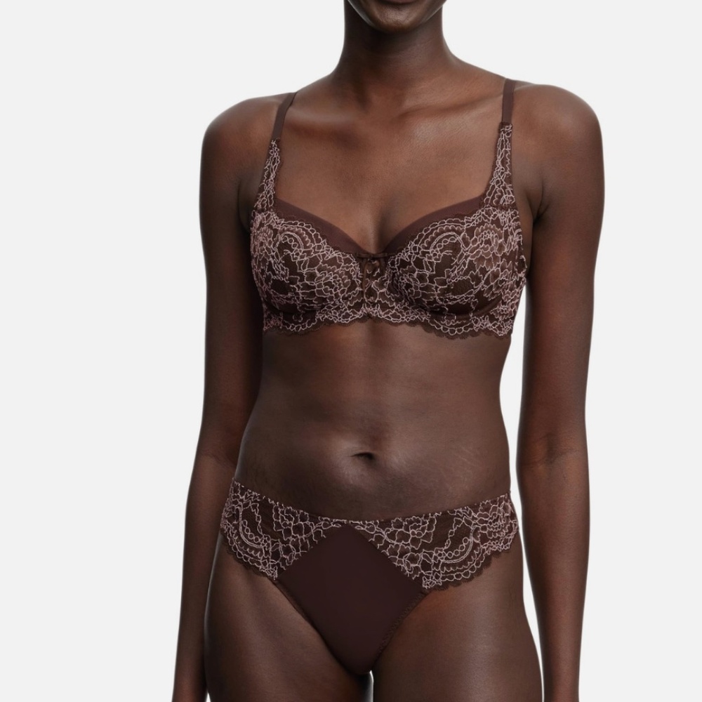 Skarlett Blue Womens Minx Balconette Bra 34D Brown NWT